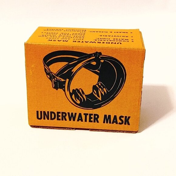 CARAVELLE Equalizer Mask Diving Underwater Mask Original Package 1960 SCUBA - Picture 14 of 15